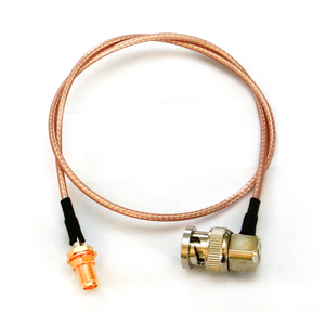 Masculino de ángulo recto de BNC a SMA Asamblea de cable hembra